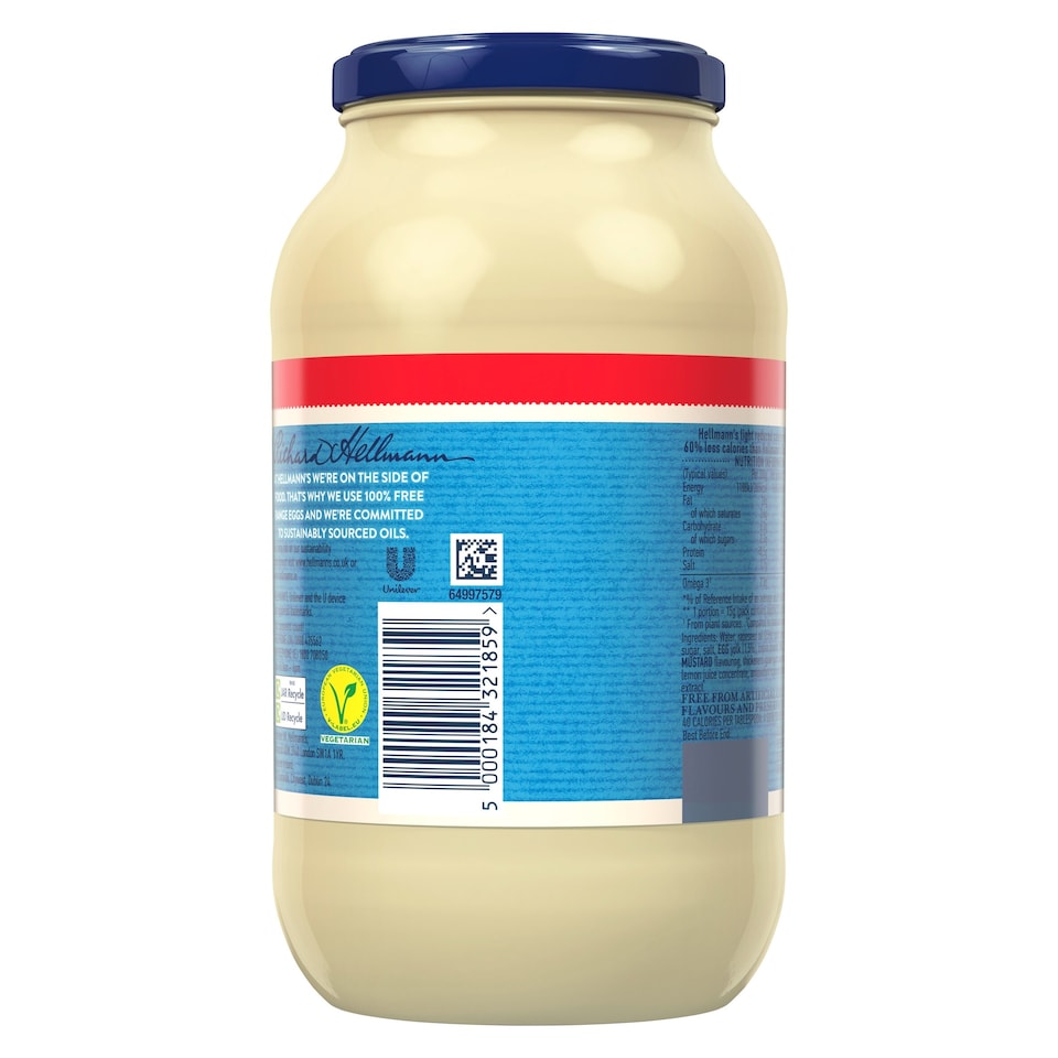 image 1 of Hellmann's Light Mayonnaise 800G