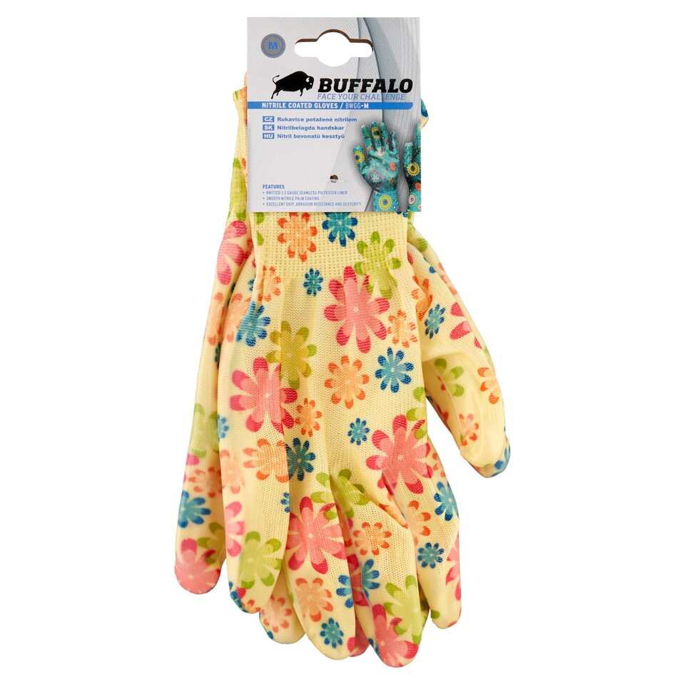 Buffalo Nitrile Coated Gloves M BWGG-M