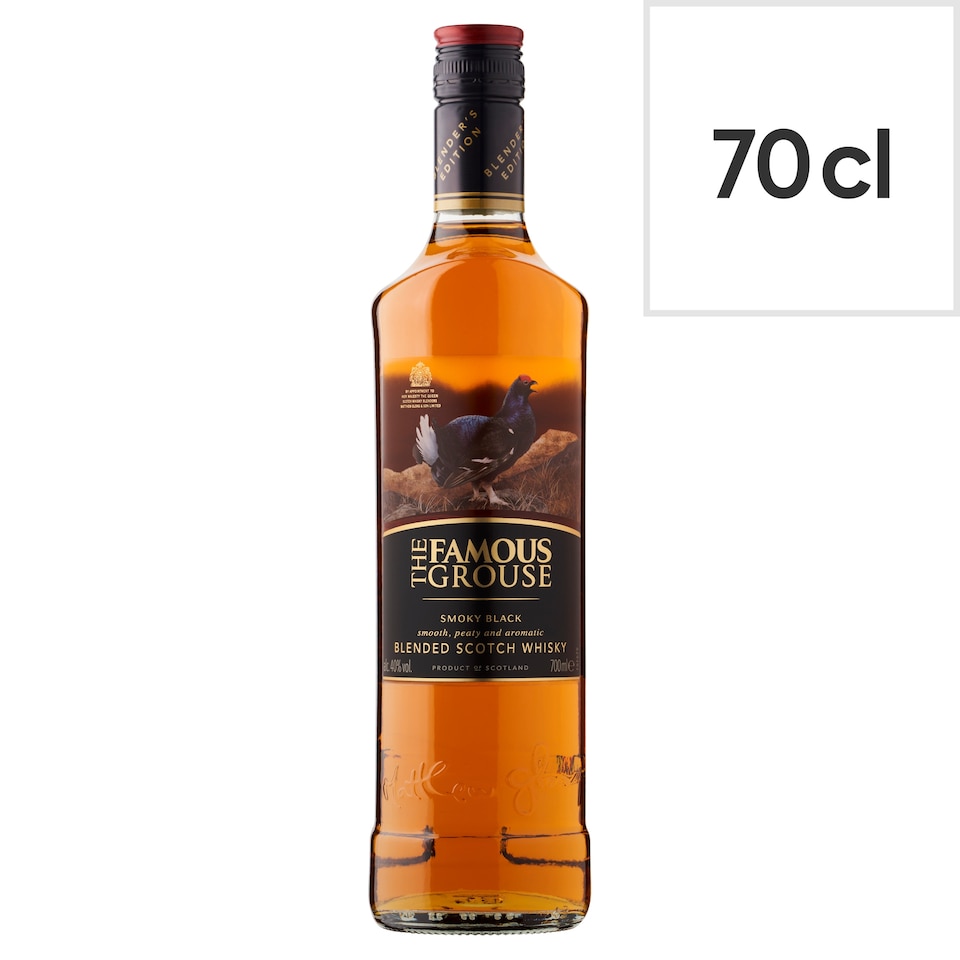 The Famous Grouse Smoky Black Blended Scotch Whisky 70cl