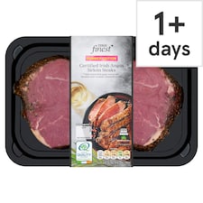 Tesco Finest S/Steaks With Black Pepper And S/Slt 400G