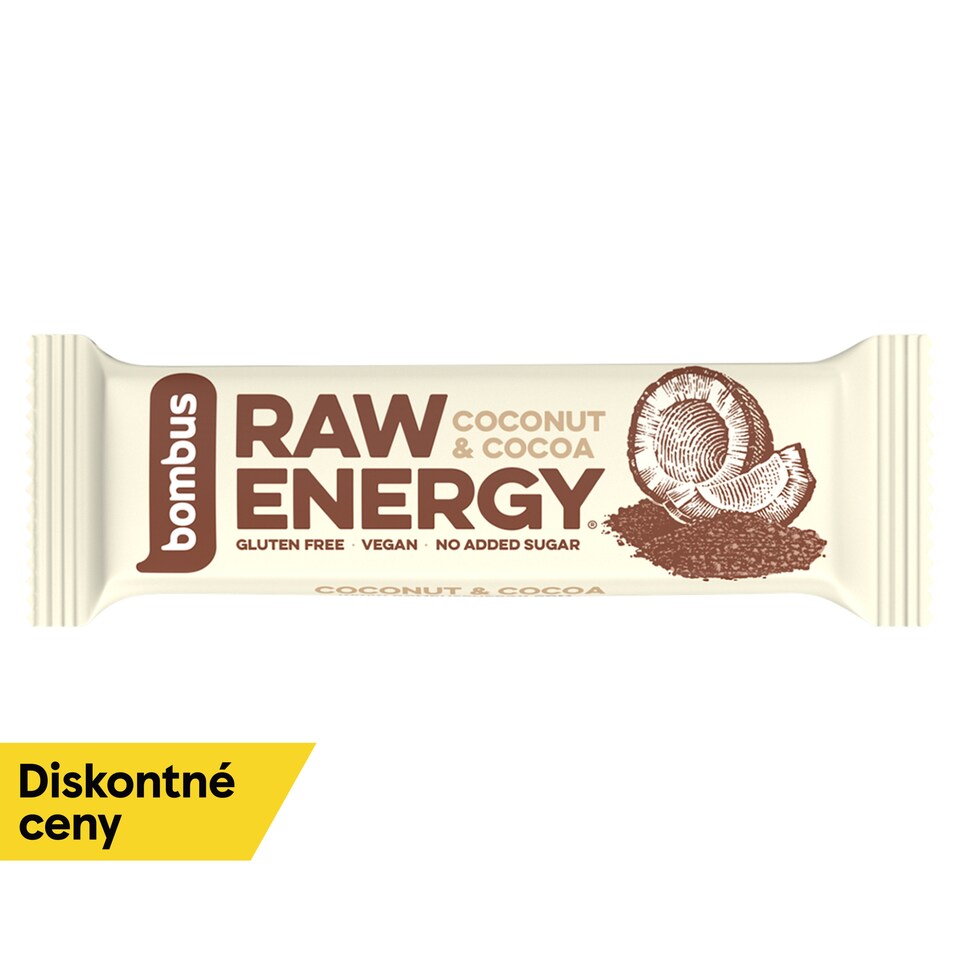 bombus Raw Energy Coconut & Cocoa 50 g