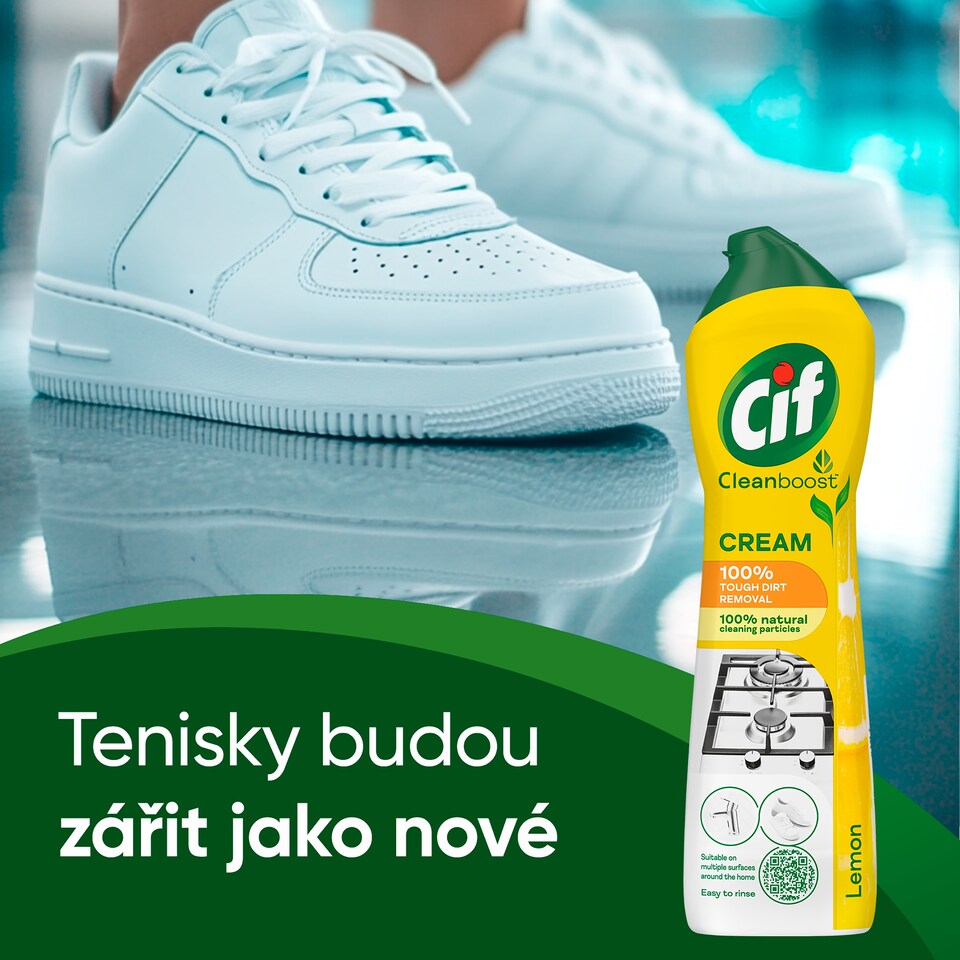 image 1 of Cif Cream Lemon Abrasive Cleaner 250ml