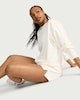 image 3 of F&F Active AFTERCLASS Ribbed Co-ord Shorts in Cream