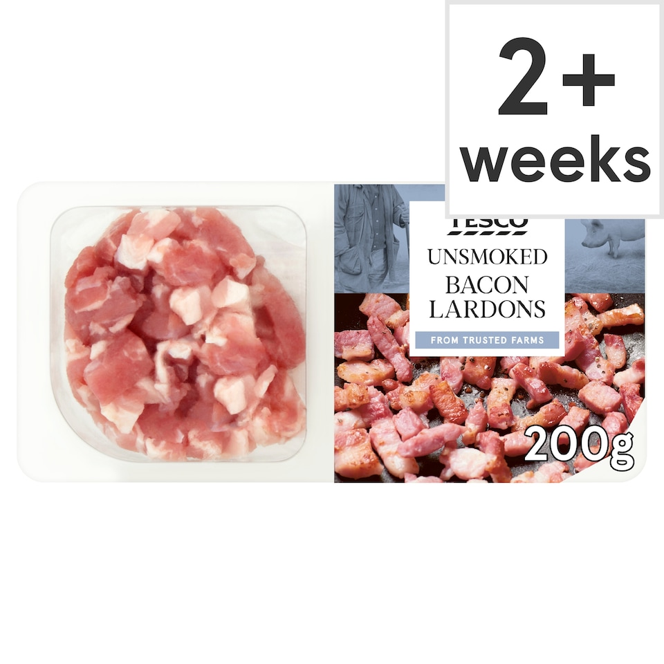 Tesco Unsmoked Lardons 200G