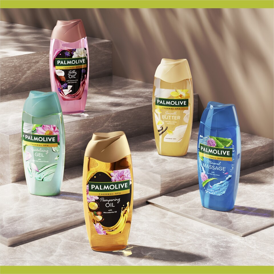 Obrázek 1 pro produkt Palmolive Thermal Spa Pampering Oil sprchový gel 500 ml