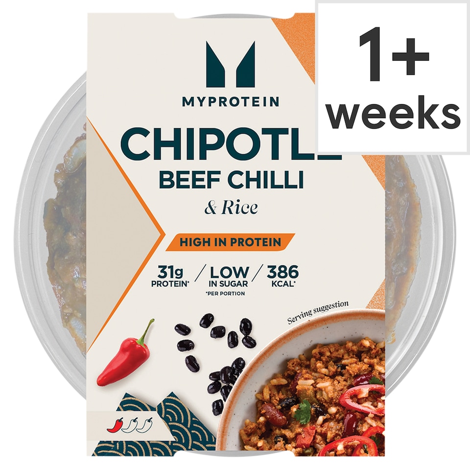MyProtein Chipotle Beef Chilli with Rice 310g