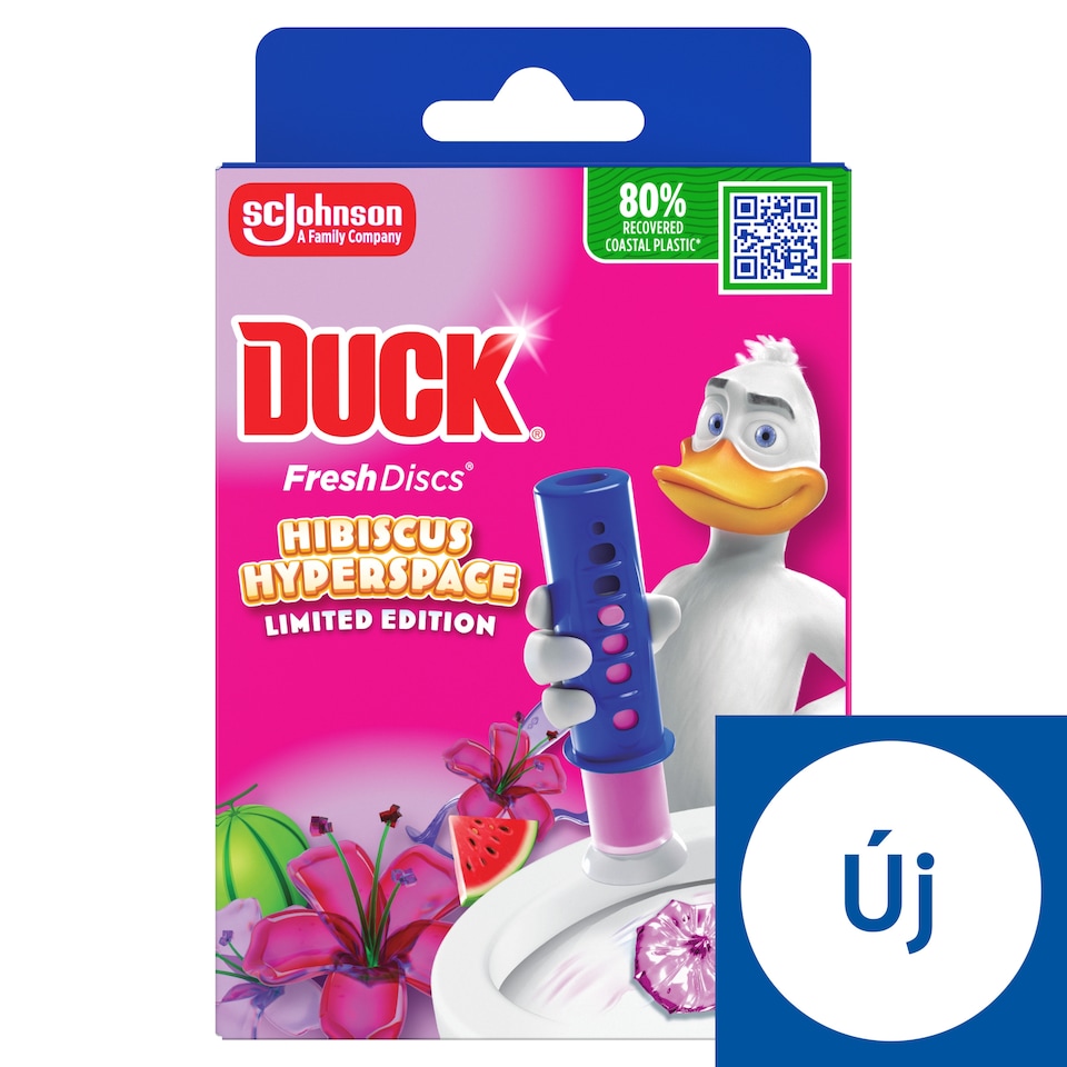 Duck Fresh Discs Hybiscus Hyperspace WC-öblítő korong 36 ml