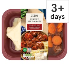 Tesco Braised Beef & Mash 400G