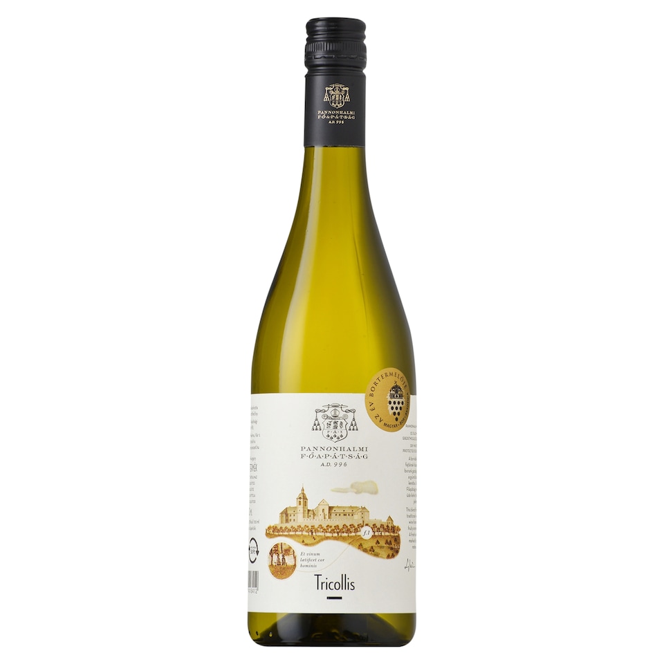 Pannonhalmi Főapátság Tricollis Fehér száraz fehérbor 13% 0,75 l