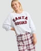 image 1 of F&F Santa Squad Matching Family Christmas Pyjamas in Grey