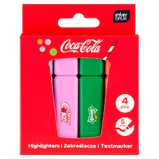 Coca-Cola Highlighters 4 pcs