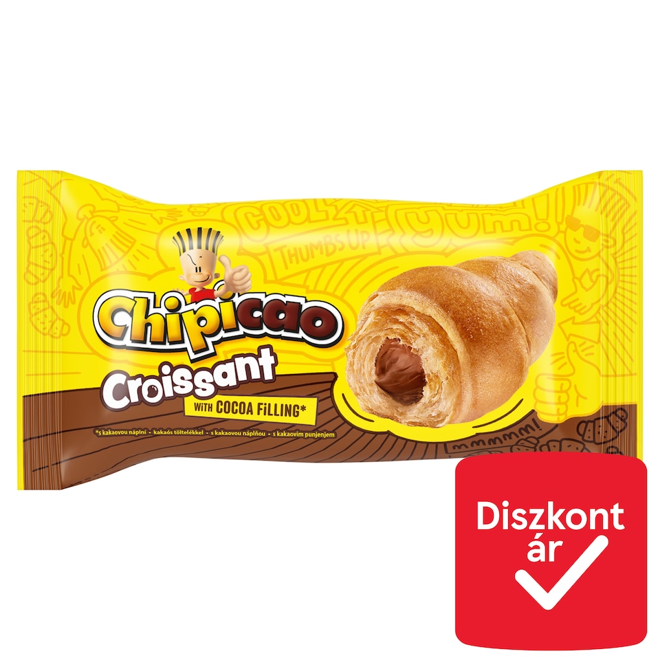 Chipicao Croissant with Cocoa Filling 60 g