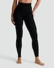image 1 of F&F Textured Animal Print Thermal Footless Tights in Black