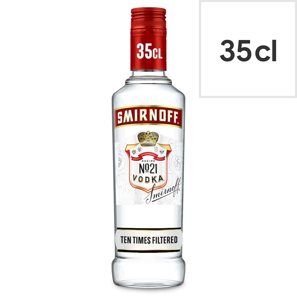 image 1 of Smirnoff No.21 Red Label Vodka 35cl