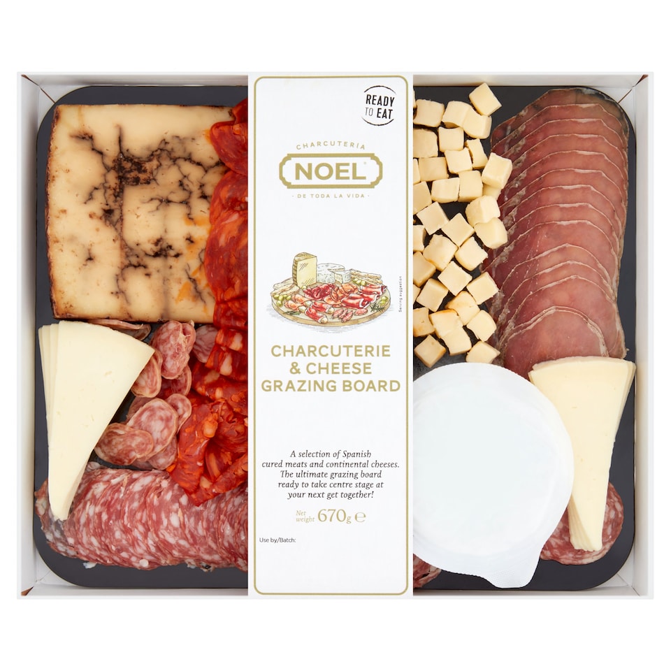 Noel Charcuterie & Cheese Grazing Board 670g
