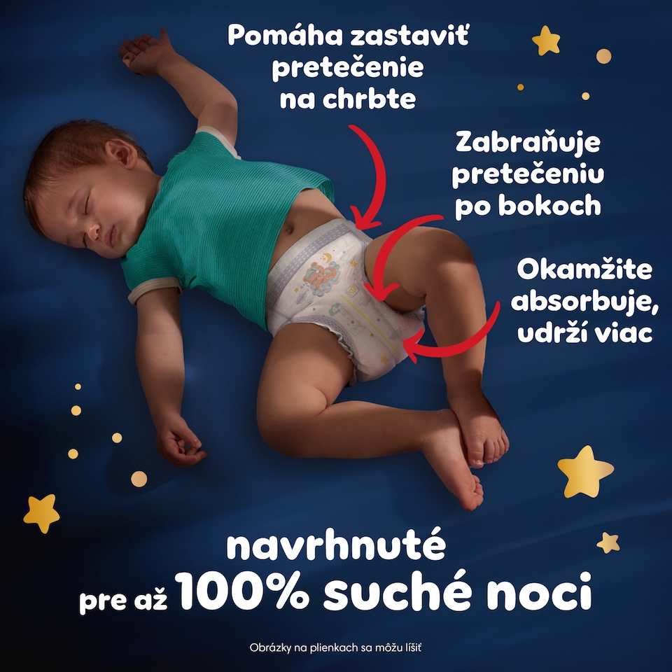 image 1 of Pampers Night Nappy Pants Size 4, 25 Nappies, 9kg-15kg