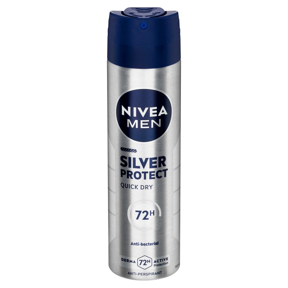 Obrázek 1 pro produkt Nivea Men Silver Protect Sprej antiperspirant 150ml