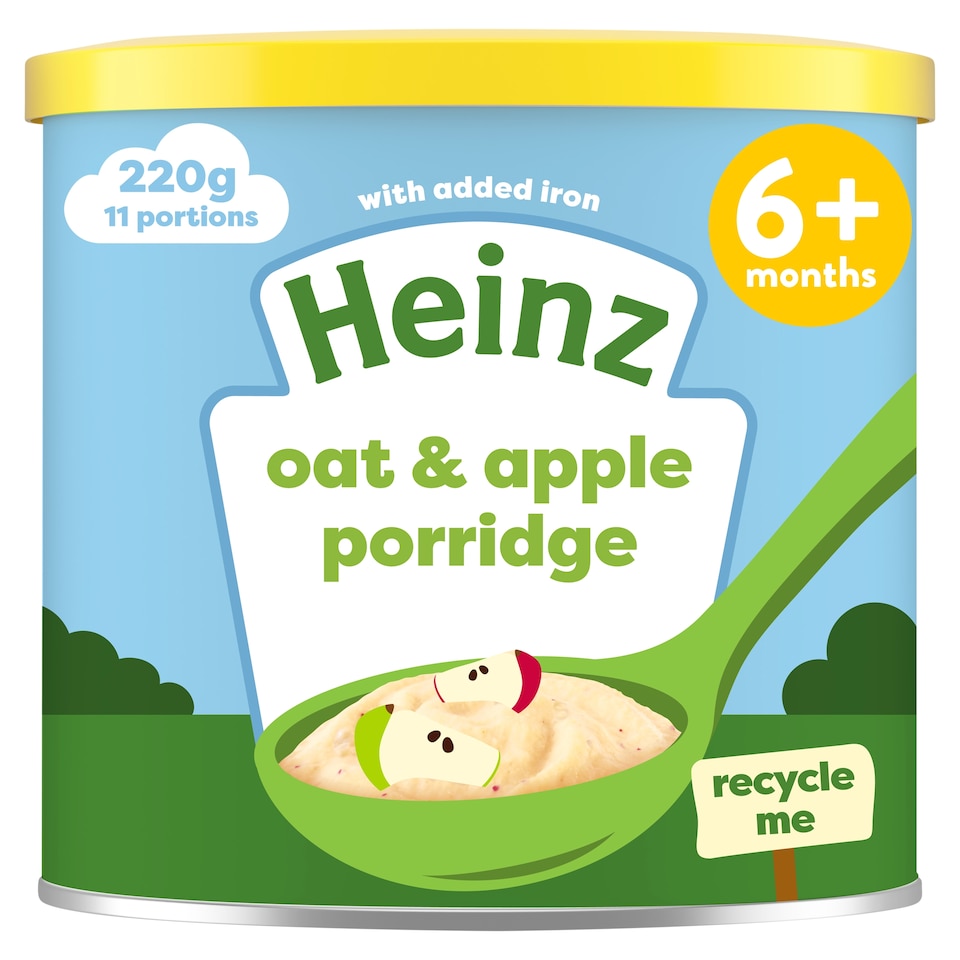 image 1 of Heinz Oat & Apple Baby Food Porridge 220g