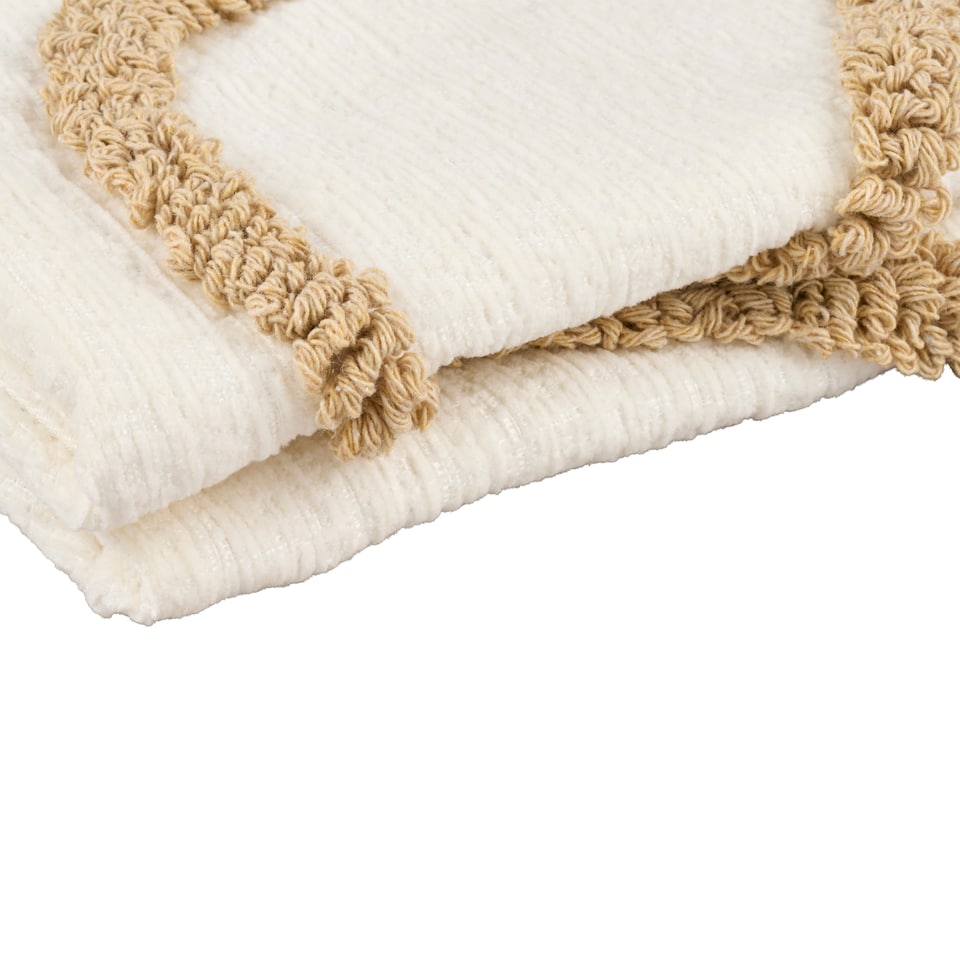 Domarex Natural bézs mintás párnahuzat 45 x 45 cm  1. kép