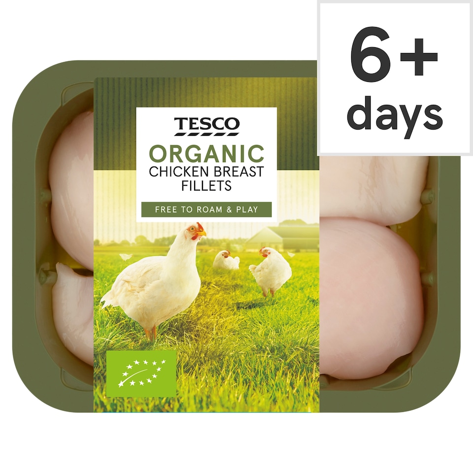 Tesco Organic 2 Chicken Fillets
