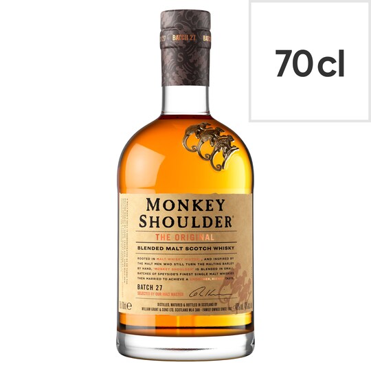 Monkey Shoulder 100 Malt Scotch Whisky 70Cl Tesco Groceries