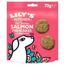 Lily's Kitchen Salmon Fishcakes with White Fish for Dogs 70g