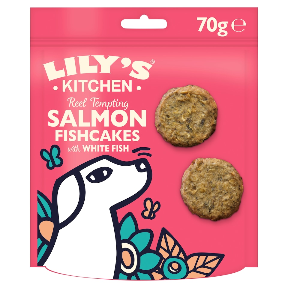 image 1 of Lily's Kitchen Salmon Fishcakes with White Fish for Dogs 70g