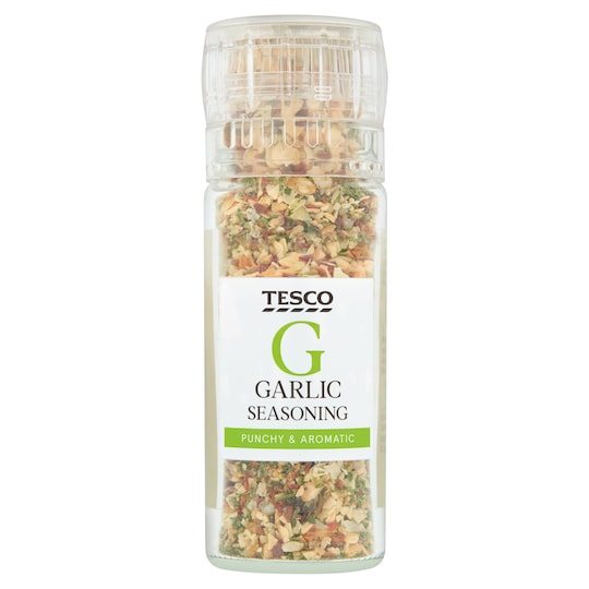 Tesco Garlic Lovers Pepper Grinder 40G Tesco Groceries