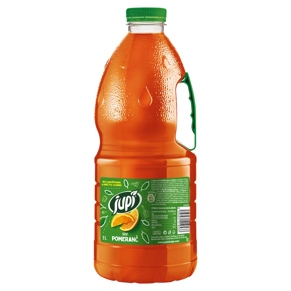 Jupí Sirup pomeranč 3l