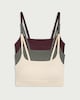 image 1 of F&F 3-Pack Seamfree Contour Crop Tops in Multi