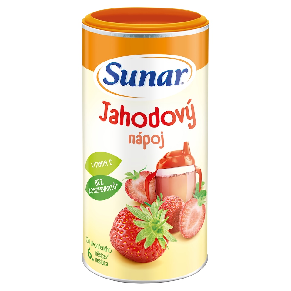 Sunar rozpustný nápoj jahodový 200 g