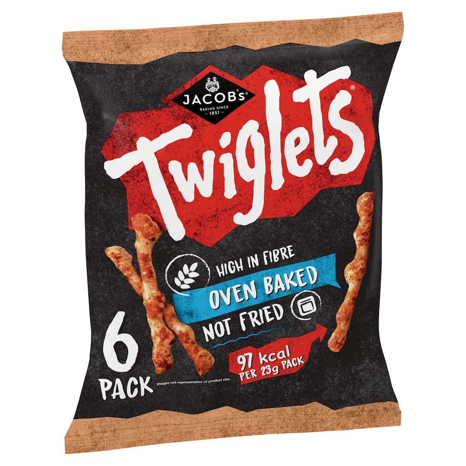image 1 of Jacob's Twiglets 6 x 23g