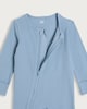 image 3 of F&F Baby 2-Pack Cotton Rich Ribbed Sleepsuits in Blue