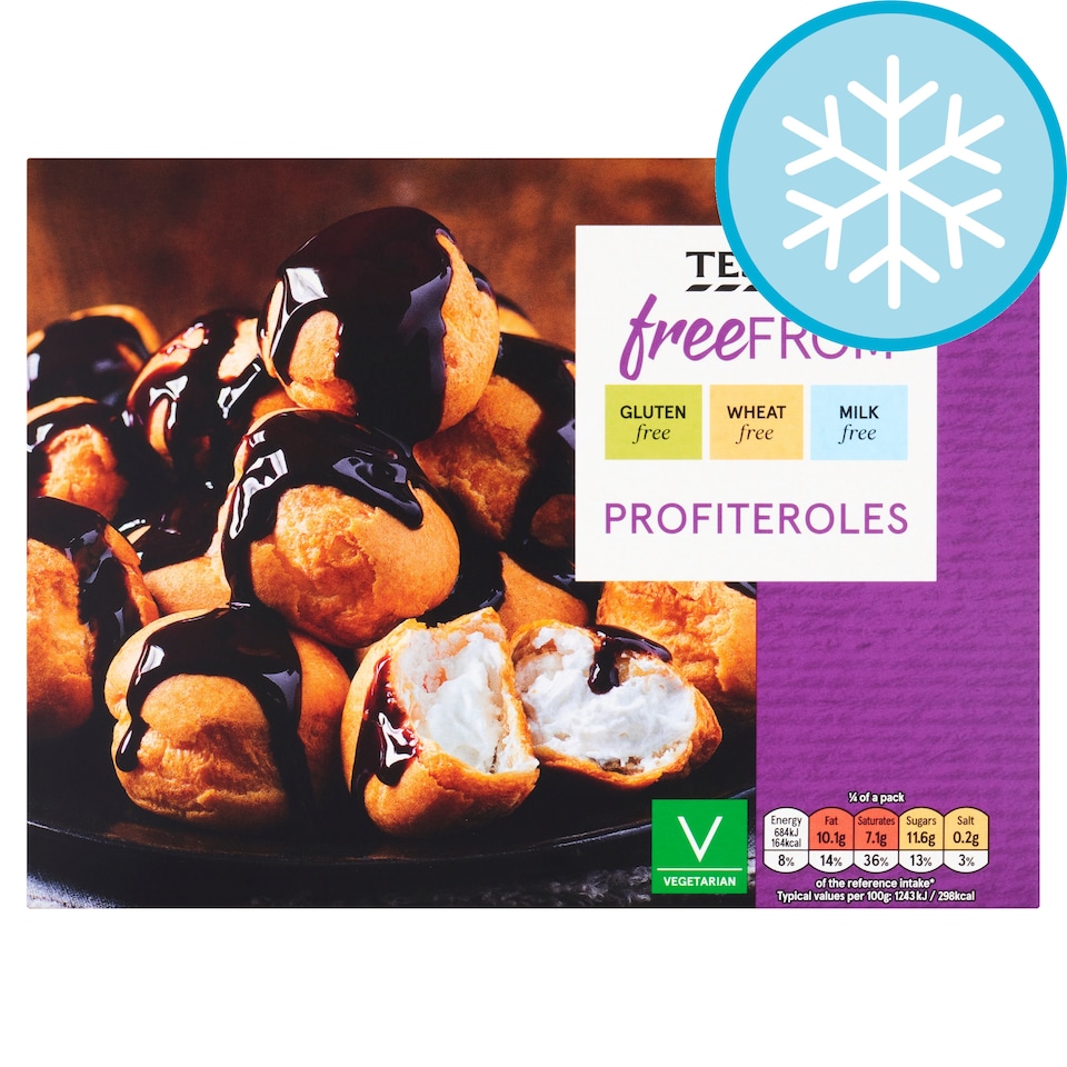 Tesco Free From Profiteroles 220G