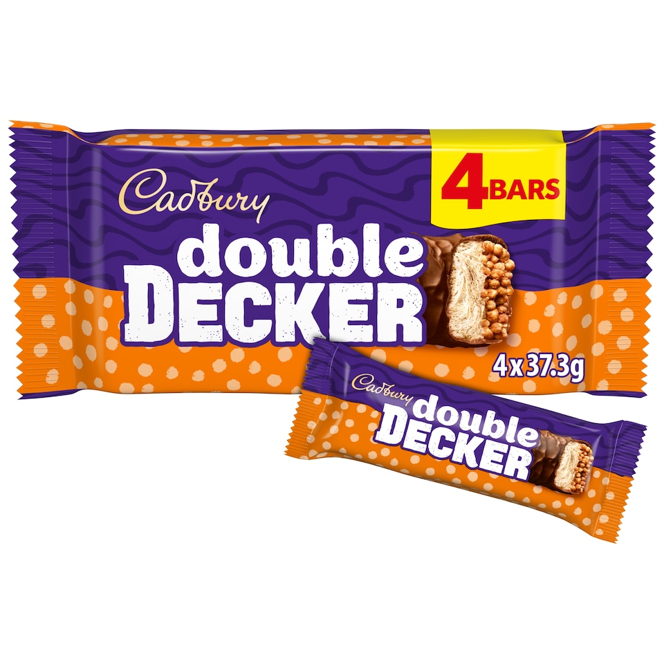 image 1 of Cadbury Double Decker 4Pack 149.2G