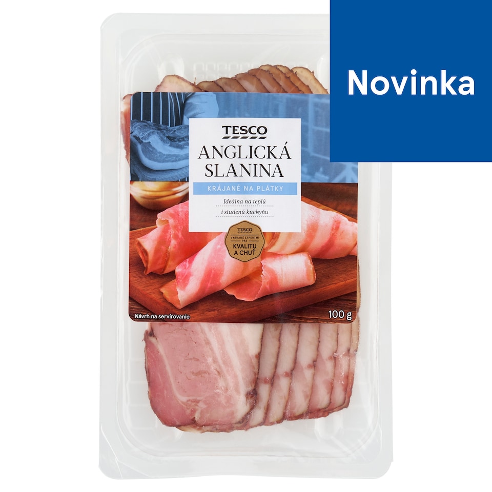 Tesco Anglická slanina 100 g