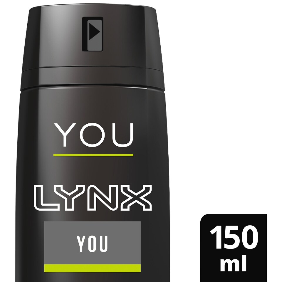 Lynx You Body Spray Deodorant Aerosol 150Ml