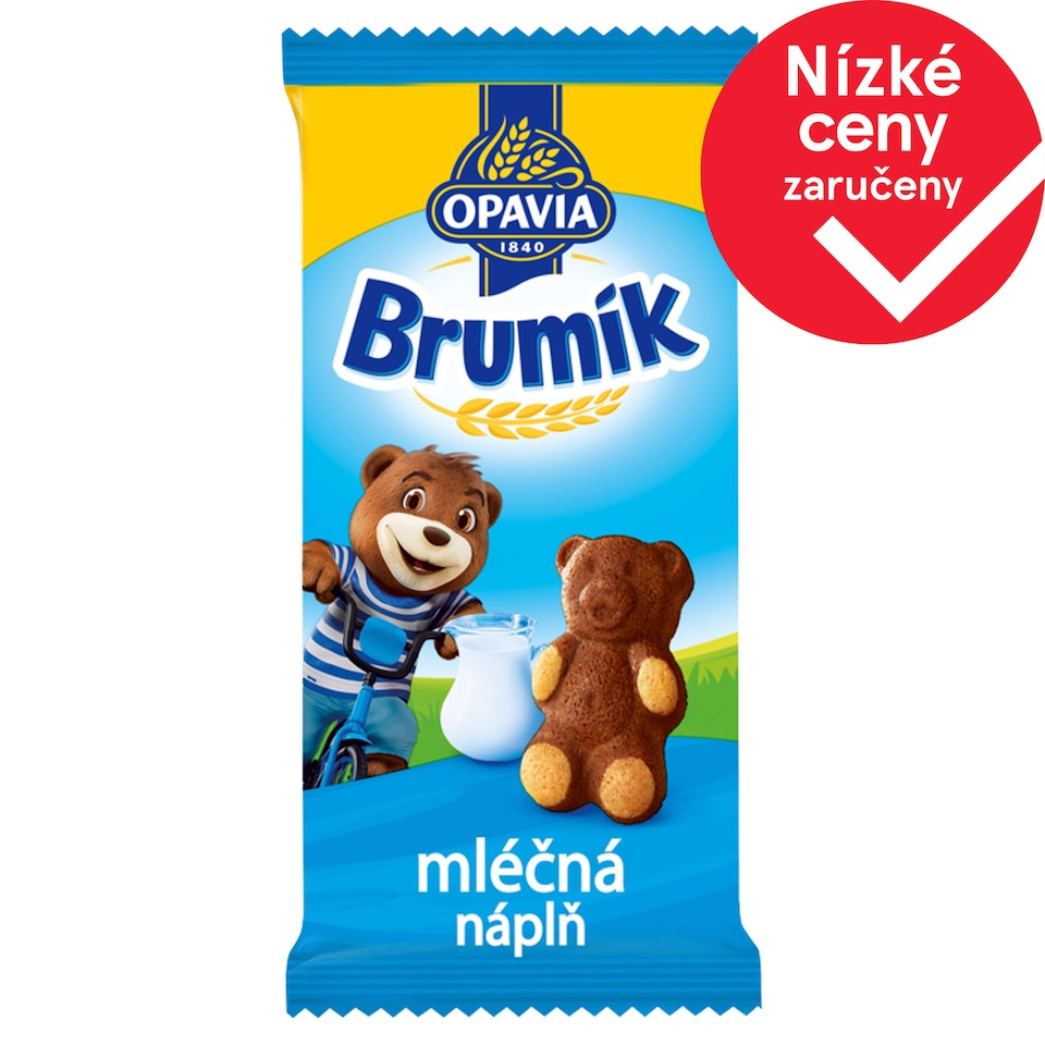 Opavia Brumík Mléčná náplň jemné pečivo 30g