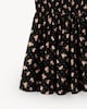 image 6 of F&F Shirred Sleeveless Mini Dress in Multi Black