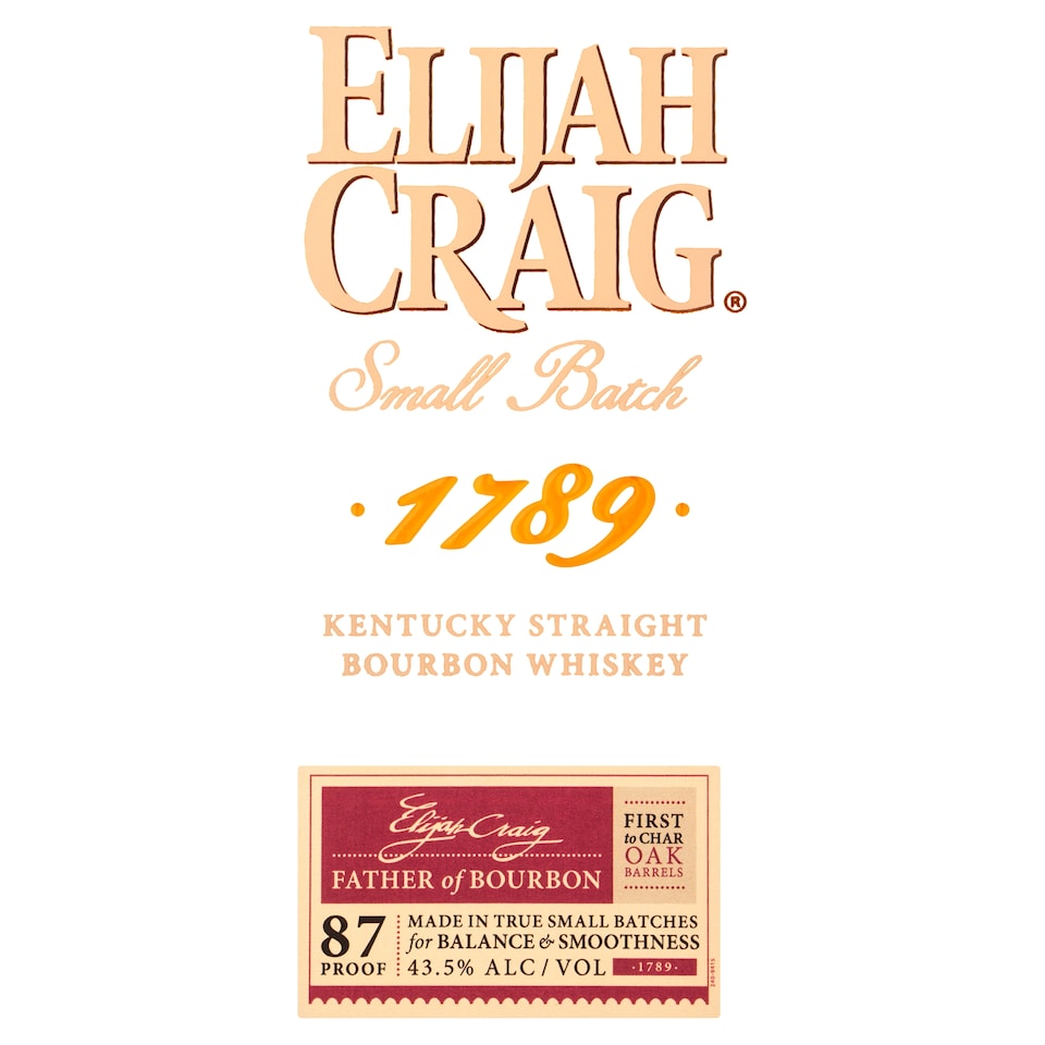 image 1 of Elijah Craig Small Batch Bourbon Whiskey 70cl