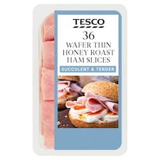Tesco Wafer Thin Honey Roast Ham Slices 400g