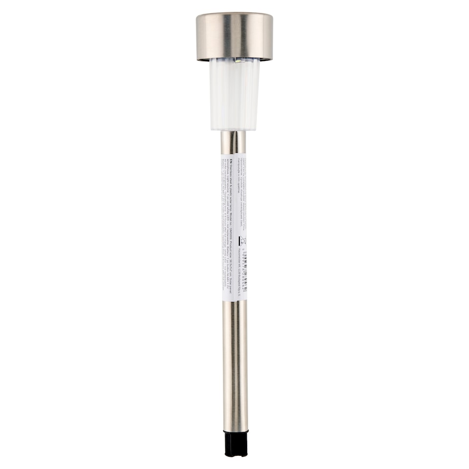 Stainless Steel & Plastic Solar Lamp