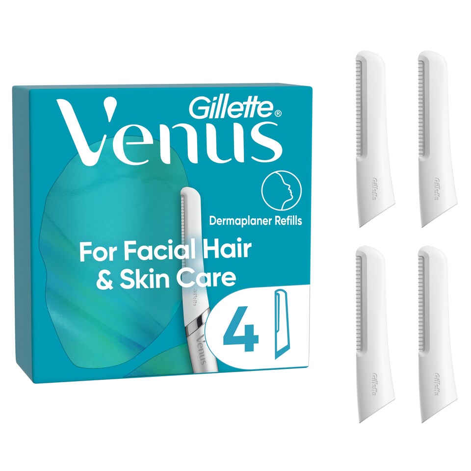 image 1 of Gillette Venus Dermaplaner Blade Refills 4 Pack