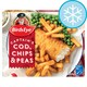 image 1 of Birds Eye Battered Cod Chips & Peas 395G