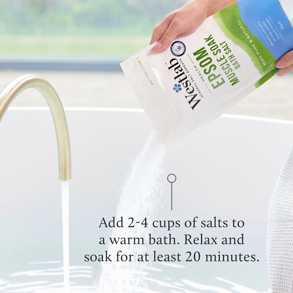 image 1 of Westlab Epsom Bath Salt 1kg