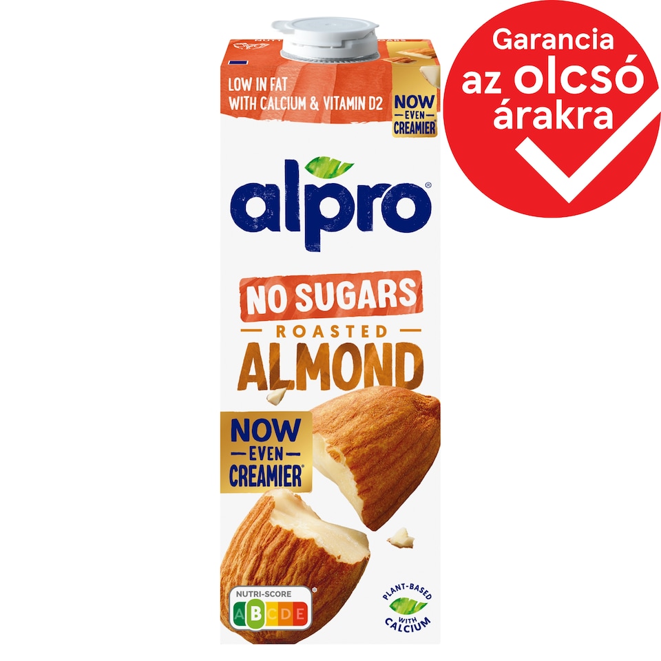 Alpro Non-Fat Sugar-free Almond Drink with Added Calcium and Vitamins 1 l