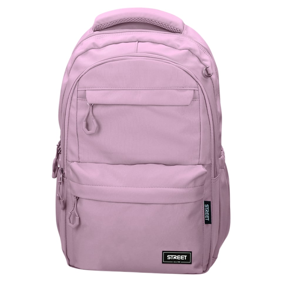 Street Happy Pink Round Backpack
