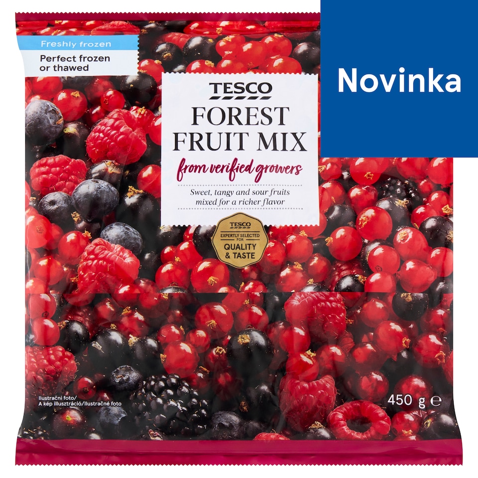 Tesco Lesná zmes ovocia 450 g