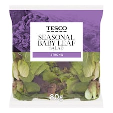 Tesco Seasonal Babyleaf Salad 80G