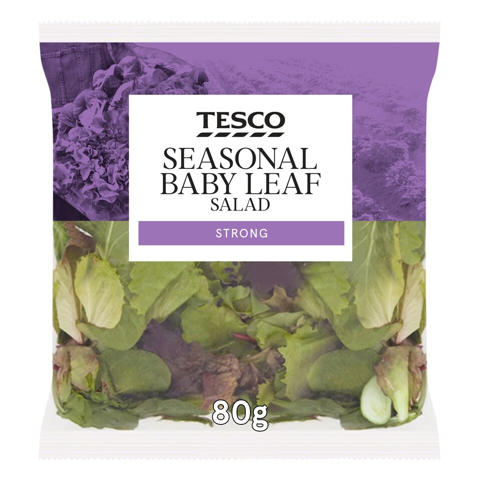 Tesco Seasonal Babyleaf Salad 80G